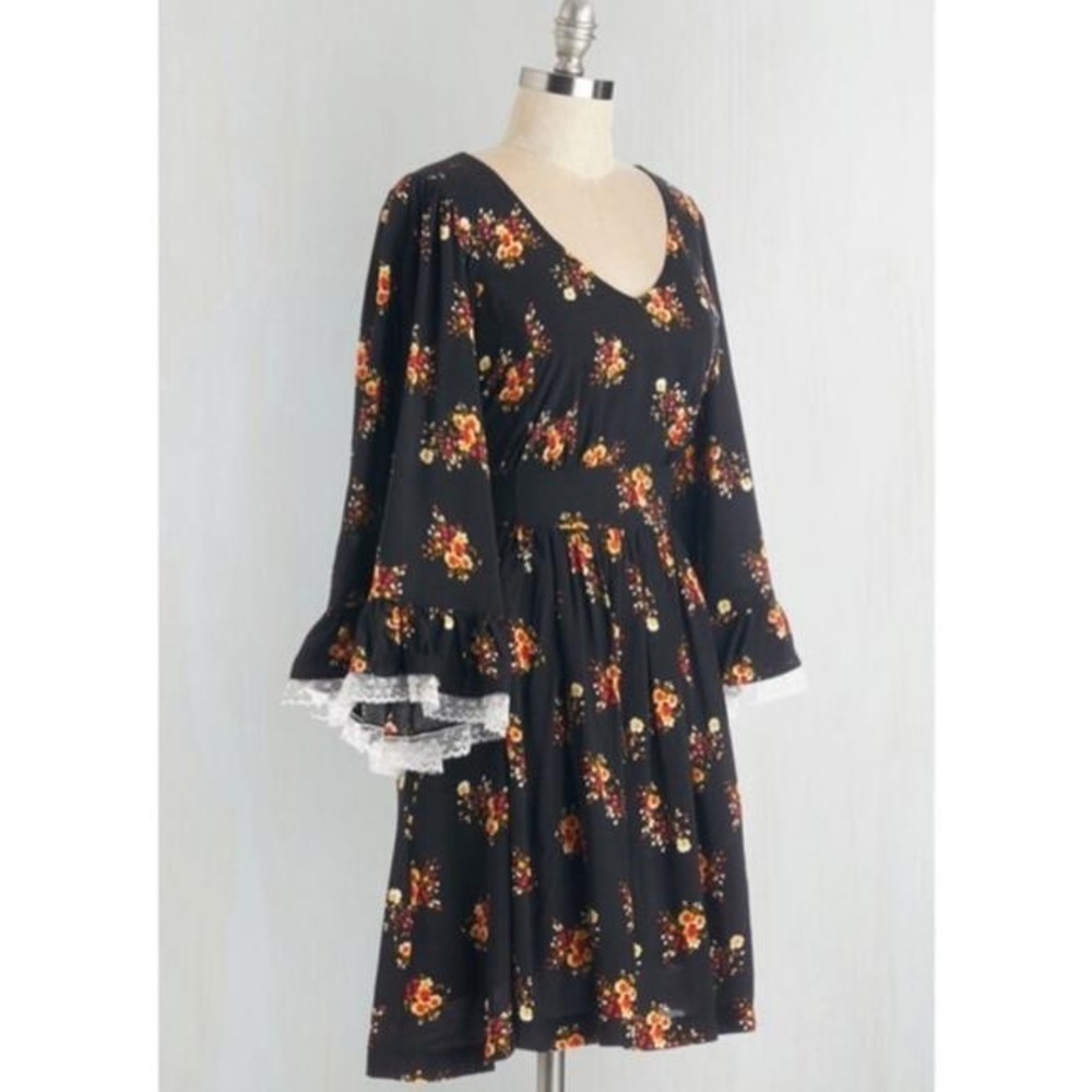 Multicolor Through The Bluebells A-line In Bouquets